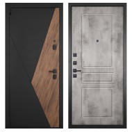 Гранит Геометрия, панель 043 Бетон светлый 12 мм