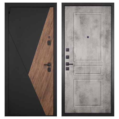 Гранит Геометрия, панель 043 Бетон светлый 12 мм