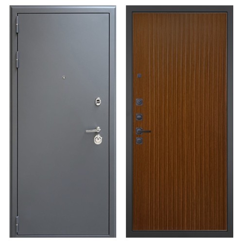 Гранит 7024, панель 087 Дуб кантри темный с фрезеровкой 10 мм