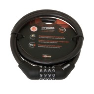 Замок Fuaro (Фуаро) тросовый PL-BIKE-12100-CODE (12х1000) (PL-12100-CODE) перекод. /подвес 