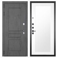 Гранит Лира, панель 010 зеркало Белый матовый 16 мм