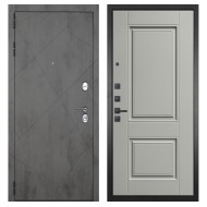 Гранит Дуэт, панель 068 Две филенки силк маус 12 мм