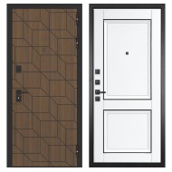 Гранит Плэй, панель 070 Две филенки с молдингом белый матовый 12 мм