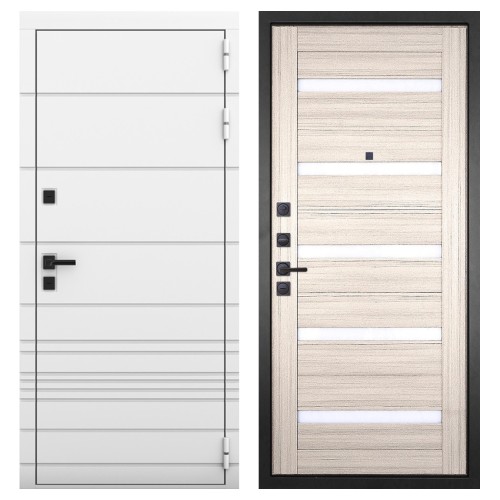 Гранит Роял белая NEW, панель 030 царга Сандал светлая 16 мм