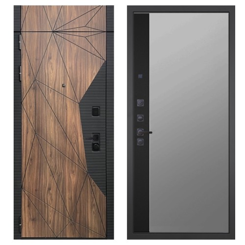 Гранит Континент с фрамугой, панель 084 зеркало макси бок тонированное 16 мм