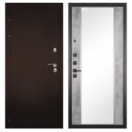 Гранит Терморазрыв, панель 051 зеркало Бетон светлый 16 мм