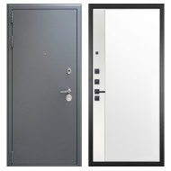 Гранит 7024, панель 075 зеркало макси бок белое 16 мм