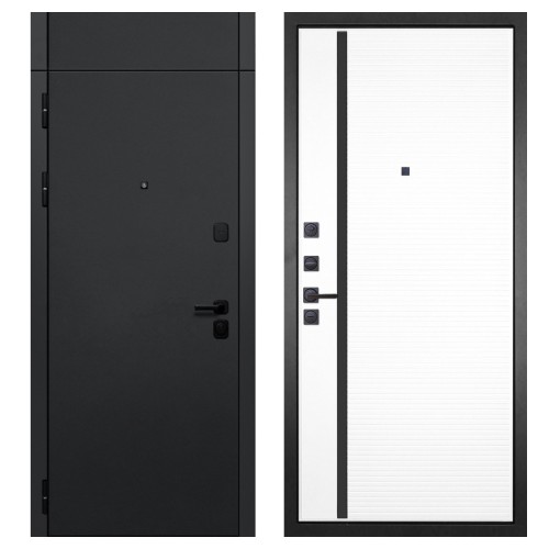 Гранит Горизонт с фрамугой, панель 053 Пиано белая 12 мм