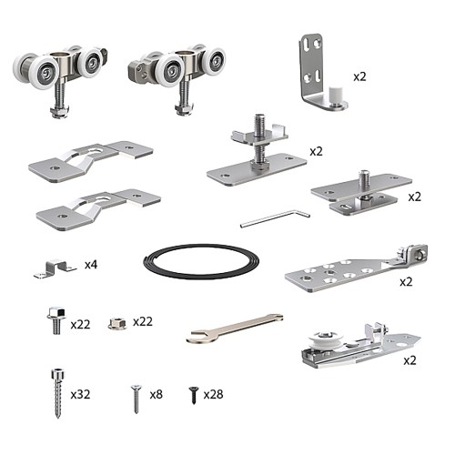 Комплект Armadillo (Армадилло) для профильных телескопических дверей SLD.Comfort-PRO.SET5.PROF telescope/80