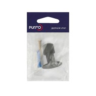 Упор Punto (Пунто) дверной настенный DFIX/W50 INOX BL-24 черный 