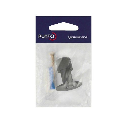 Упор Punto (Пунто) дверной настенный DFIX/W50 INOX BL-24 черный 