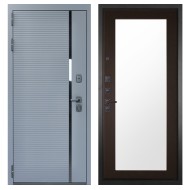 Гранит Роял белая, панель 011 зеркало Венге 16 мм