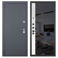 Гранит Ультра C3, панель 091 зеркало макси бок тонированное черное 10 мм