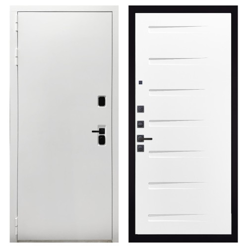 Гранит Вайт, панель 081 Белый Горизонт 10 мм