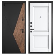 Гранит Геометрия, панель 070 Две филенки с молдингом белый матовый 12 мм