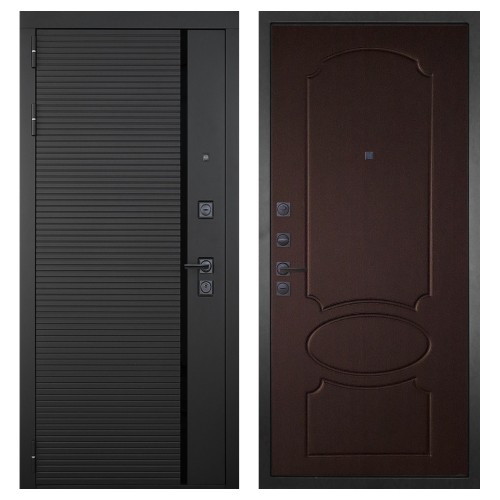 Гранит Пиано Черная, панель 007 Венге 6 мм