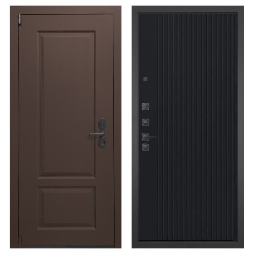 Гранит М3 new, панель 088 Черный кварц с фрезеровкой 10 мм