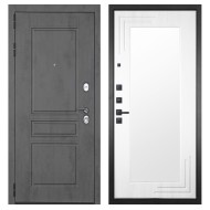 Гранит Лира, панель 019 зеркало Белый ясень 16 мм