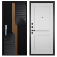 Гранит Смарт Люкс, панель 063 Роял Вуд белая со структурой 12 мм