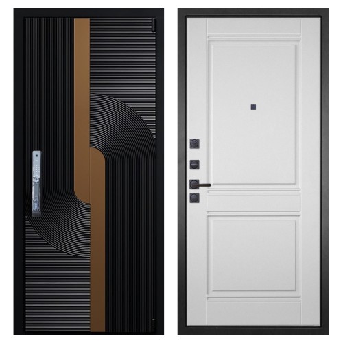 Гранит Смарт Люкс, панель 063 Роял Вуд белая со структурой 12 мм