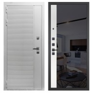 Гранит Пиано Белая, панель 091 зеркало макси бок тонированное черное 10 мм