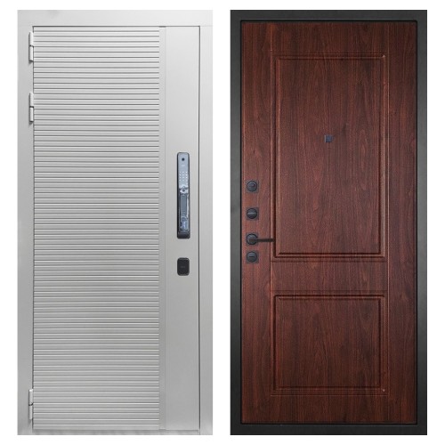 Гранит Пиано Смарт Белая, панель 057 Мореная береза 12 мм