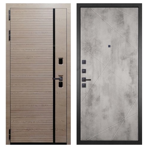 Гранит Пиано Эко, панель 044 Бетон светлый 12 мм