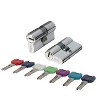 Цилиндровый Punto (Пунто) механизм MaxPro7000Key 52mm (21+10+21) SSC сатин.хром 7key 