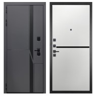 Гранит НаноБлэк лайн, панель 073 горизонт белая 10 мм