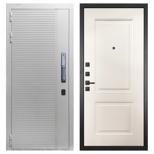 Гранит Пиано Смарт Белая, панель 048 Силк тирамису Кельн 12 мм