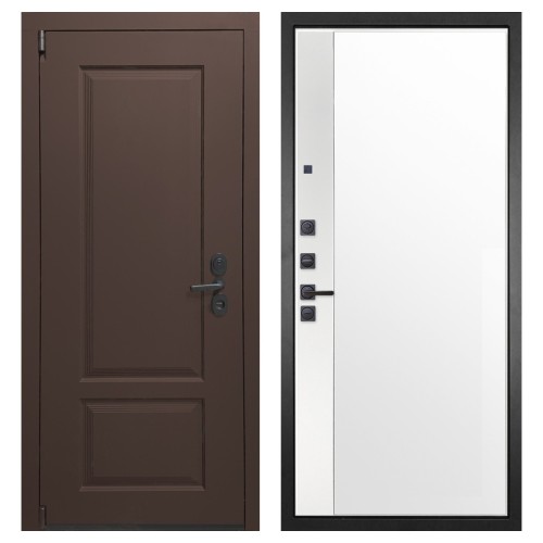 Гранит М3 new, панель 075 зеркало макси бок белое 16 мм