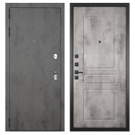 Гранит Дуэт, панель 043 Бетон светлый 12 мм