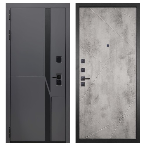 Гранит НаноБлэк лайн, панель 044 Бетон светлый 12 мм