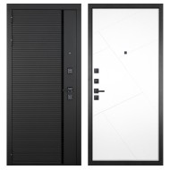 Гранит Пиано Черная, панель 029 Белая 10 мм