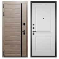 Гранит Пиано Эко, панель 063 Роял Вуд белая со структурой 12 мм