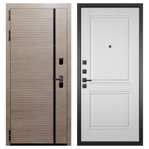 Гранит Пиано Эко, панель 063 Роял Вуд белая со структурой 12 мм