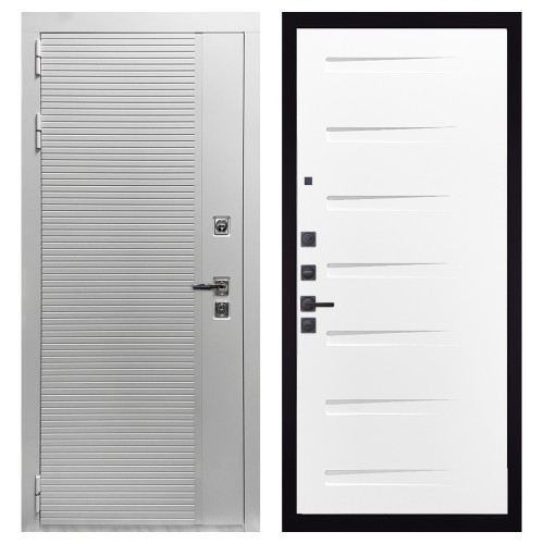 Гранит Пиано Белая, панель 081 Белый Горизонт 10 мм