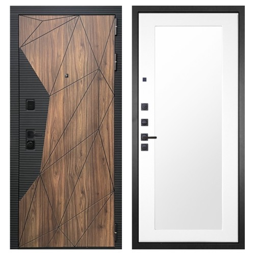 Гранит Континент, панель 010 зеркало Белый матовый 16 мм