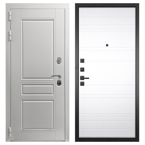 Гранит Лира Белая, панель 021 Белый матовый 16 мм