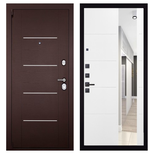 Гранит М2 Люкс, панель 083 Белый софт зеркало 10 мм