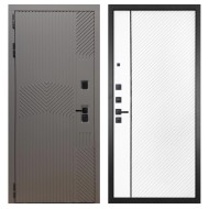 Гранит Нанорельеф, панель 078 Белая матовая 12 мм