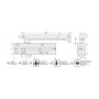 Дверной доводчик NOTEDO DC-025-095 SL+HO+DA+BC PRO