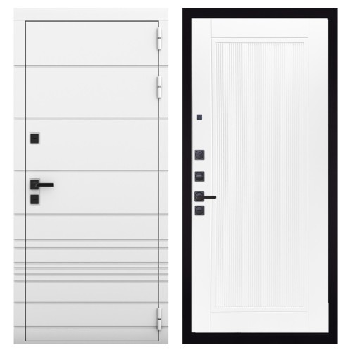 Гранит Роял белая NEW, панель 082 Белый софт рельеф 10 мм