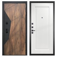 Гранит Континент, панель 040 одна филенка силк сноу 16 мм