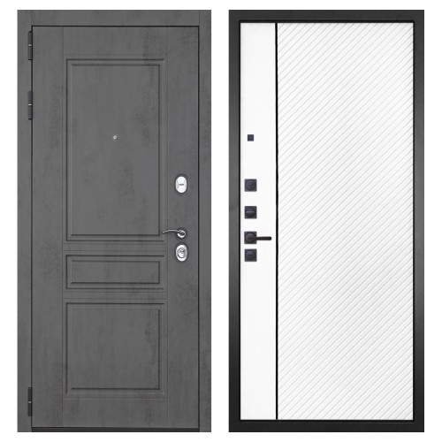 Гранит Лира, панель 078 Белая матовая 12 мм