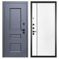 Гранит Сибирь, панель 078 Белая матовая 12 мм