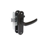 Защелка Absolyute (Абсолют) врезная ЗЩ1-45А (черный) 