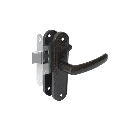 Защелка Absolyute (Абсолют) врезная ЗЩ1-45А (черный) 