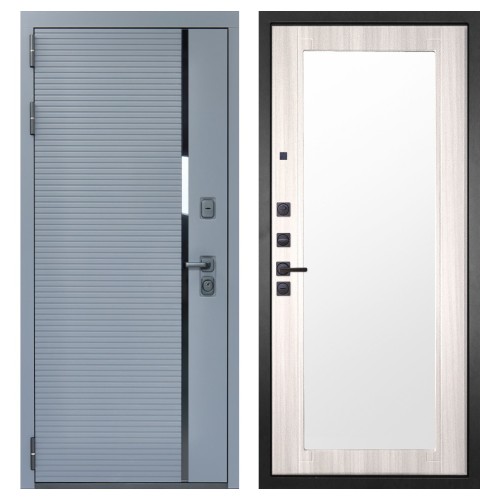 Гранит Роял белая, панель 017 зеркало Сандал светлый 16 мм