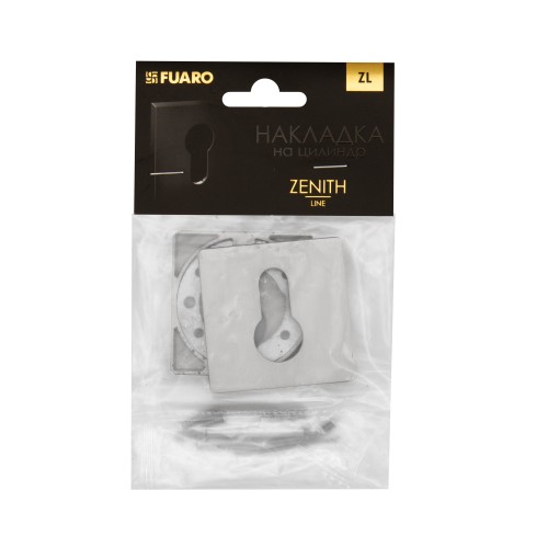 Накладка Fuaro (Фуаро) на цилиндр ET.K.ZL52 SSC-16 сатинированный хром 